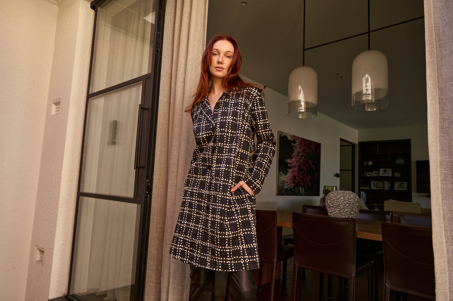 LOTTIE DUSTER COAT- LOTTIE EBONY
