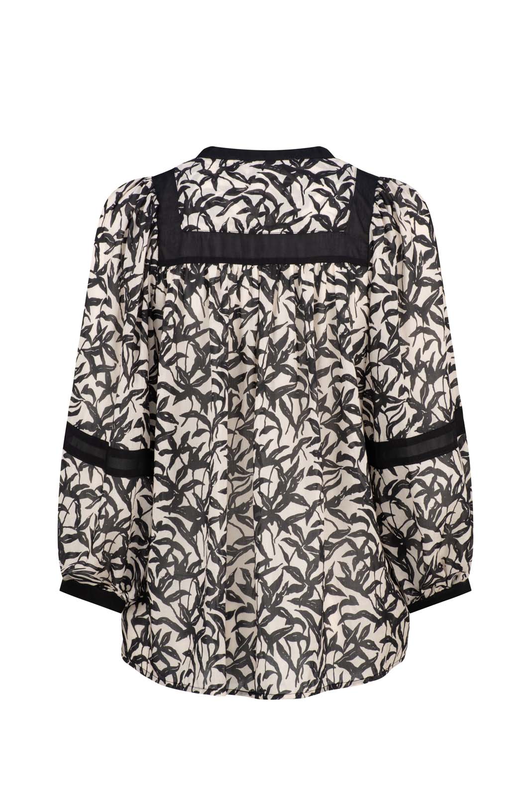 MIRABELLA TUNIC TOP - Black