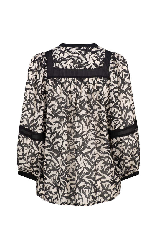 MIRABELLA TUNIC TOP - Black