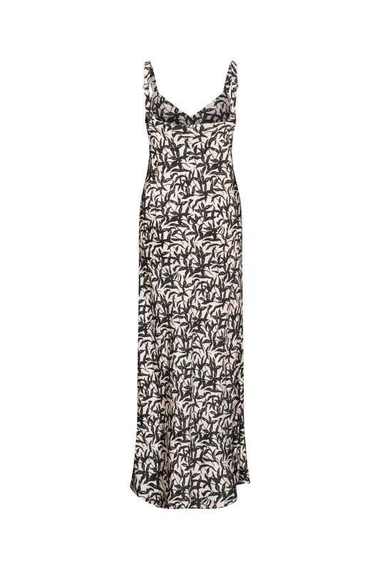 MIRABELLA SLIP DRESS- Black