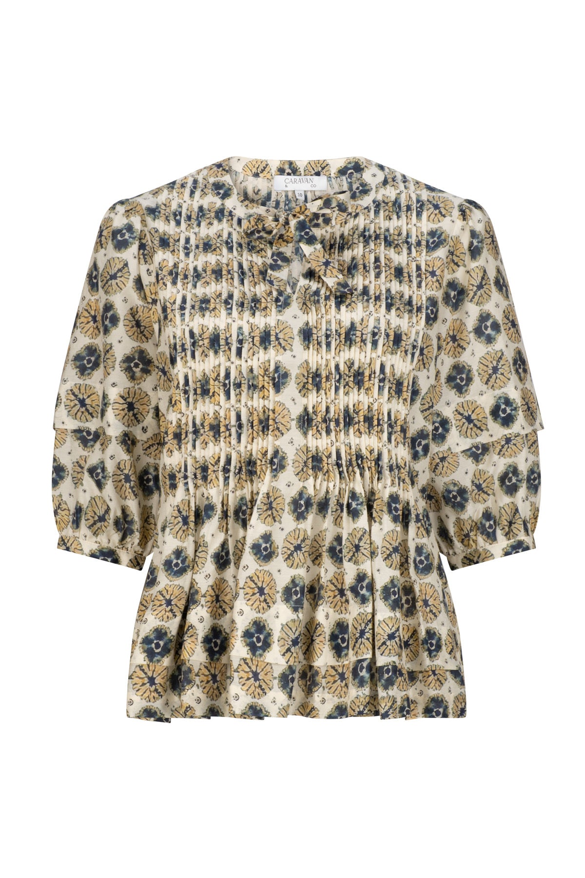 ELLA PINTUCK BLOUSE ELLA WHITE