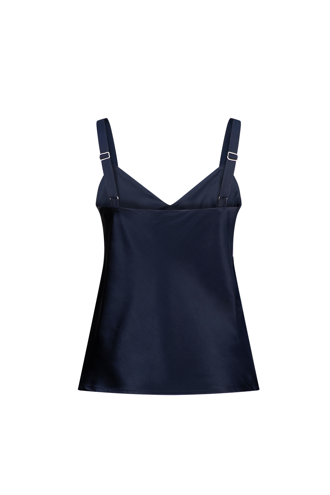 LIGHTNESS OF BEING SILK CAMI TOP - Navy