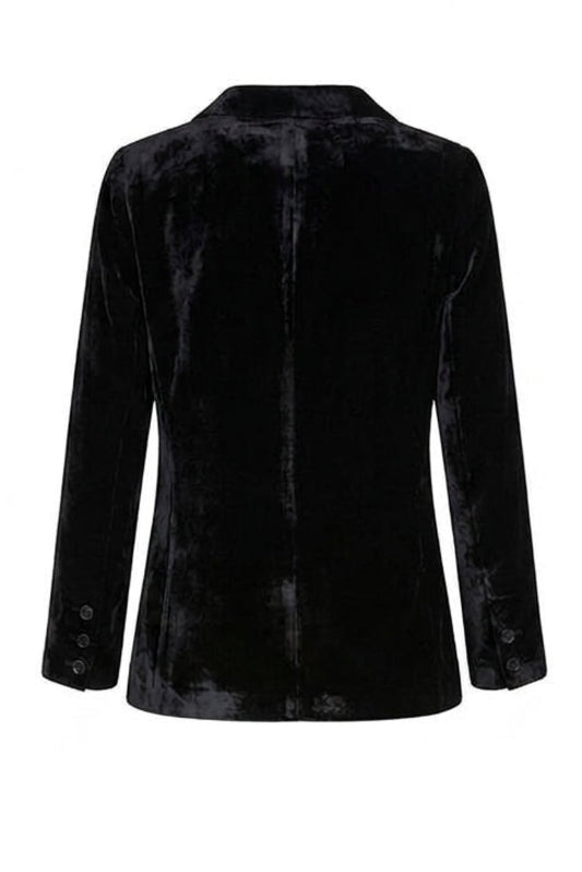 VALENTINE VELVET JACKET BLACK