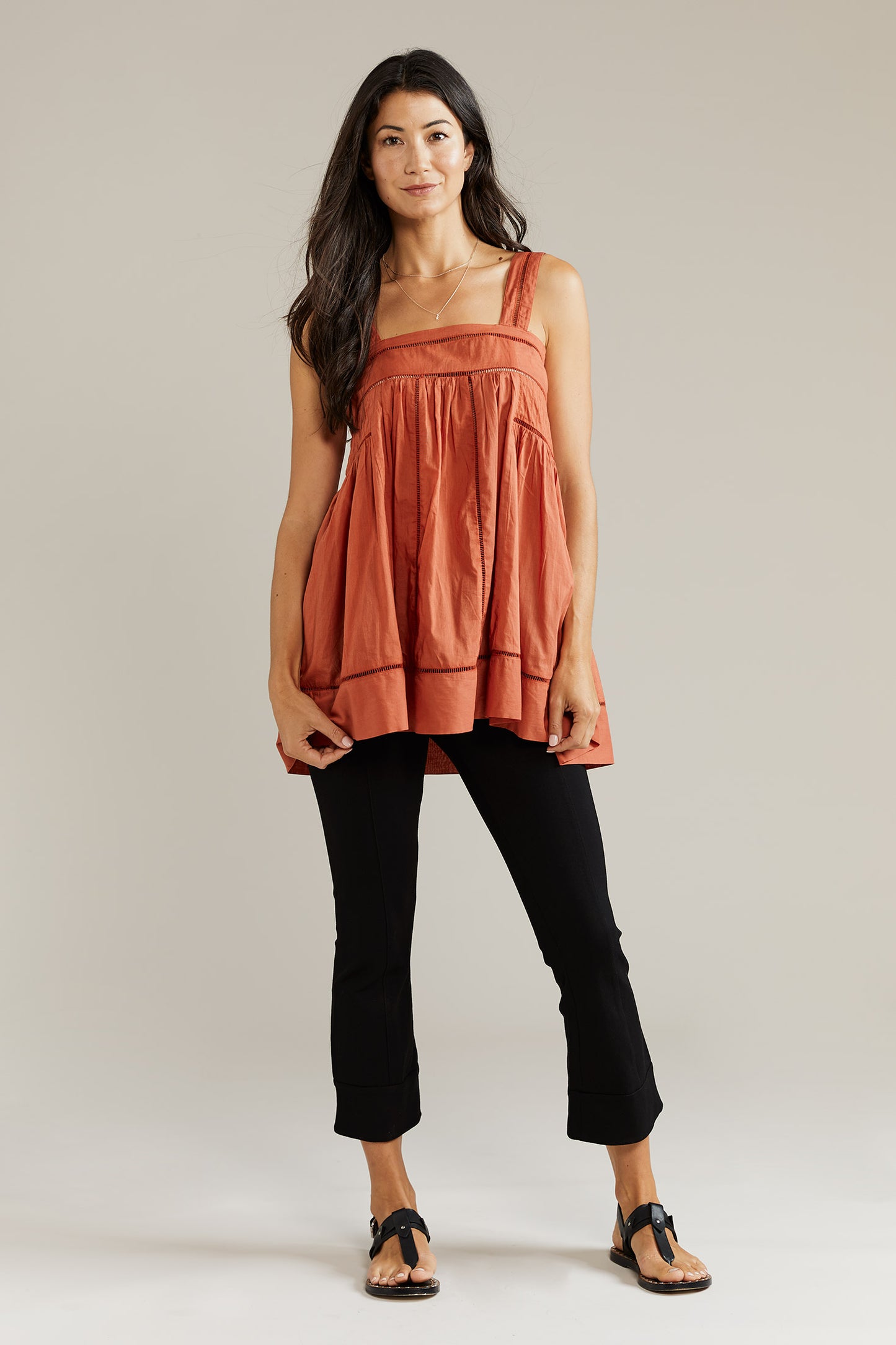 INTO THE FREY PINAFORE TOP - Copper