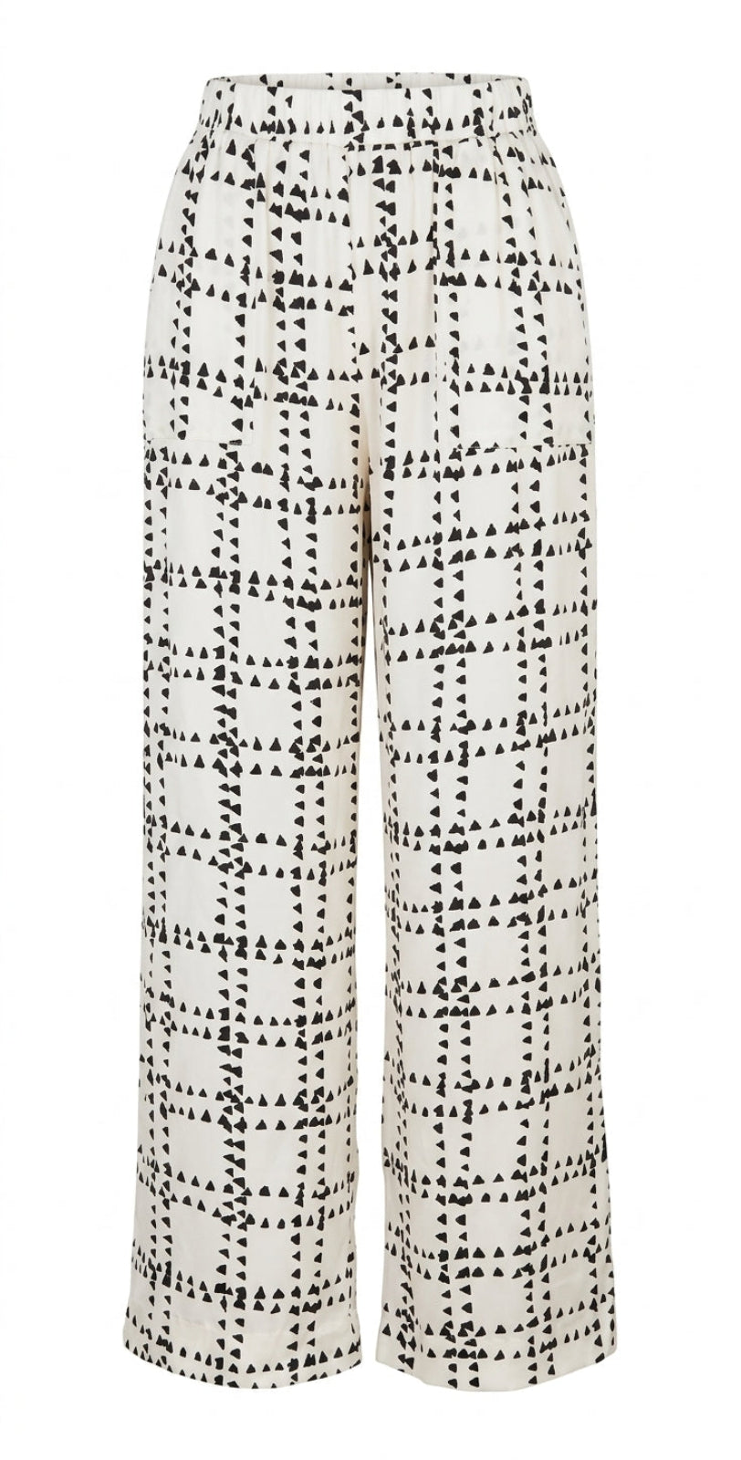 LOTTIE SILK SLOUCH PANT - IVORY