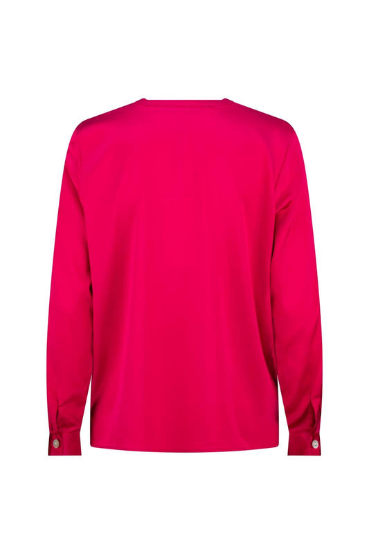 LIGHTNESS OF BEING SILK BLOUSE Beetroot