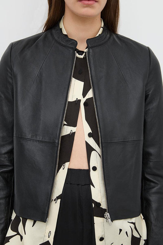 VINCENT CLASSIC SILK SHIRT BLACK