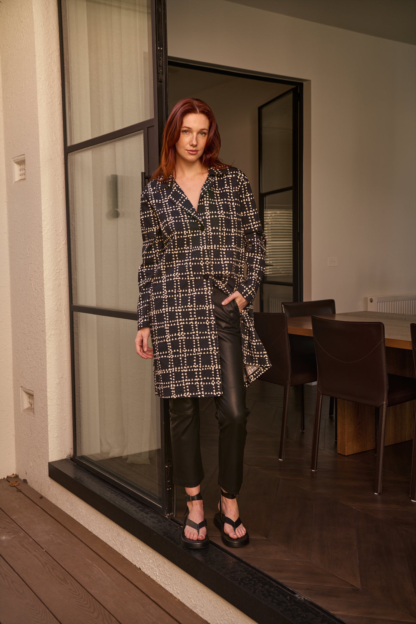 LOTTIE DUSTER COAT- LOTTIE EBONY