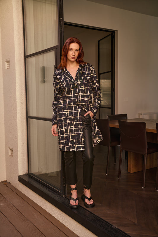 LOTTIE DUSTER COAT- LOTTIE EBONY
