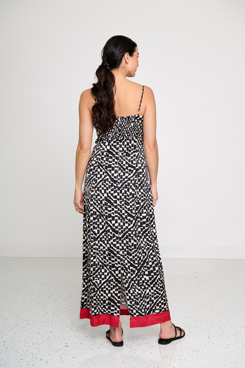 ALGERIA MAXI DRESS- Black