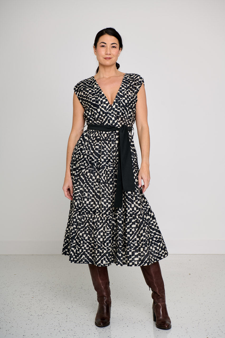 ALGERIA V NECK DRESS