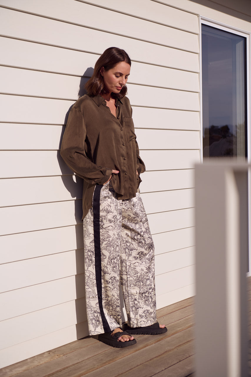 PORTIA SLOUCH PANT- CLOUD