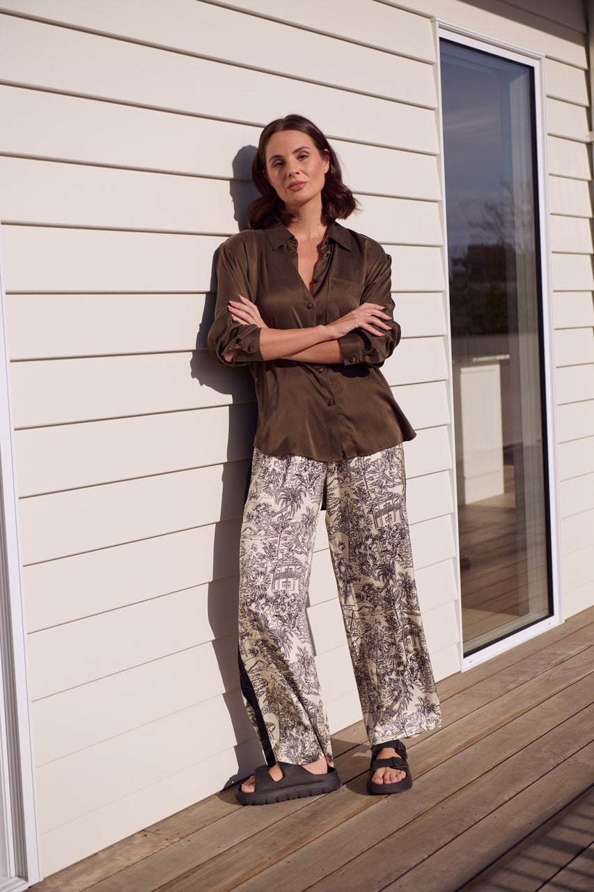 PORTIA SLOUCH PANT- CLOUD