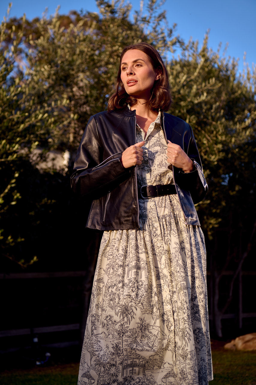 PORTIA DOLMAN SLEEVE SHIRT DRESS