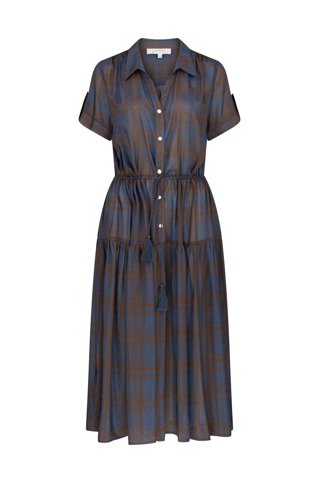 WALK THE LINE BUTTON FRONT DRESS