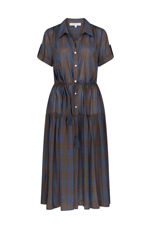 WALK THE LINE BUTTON FRONT DRESS