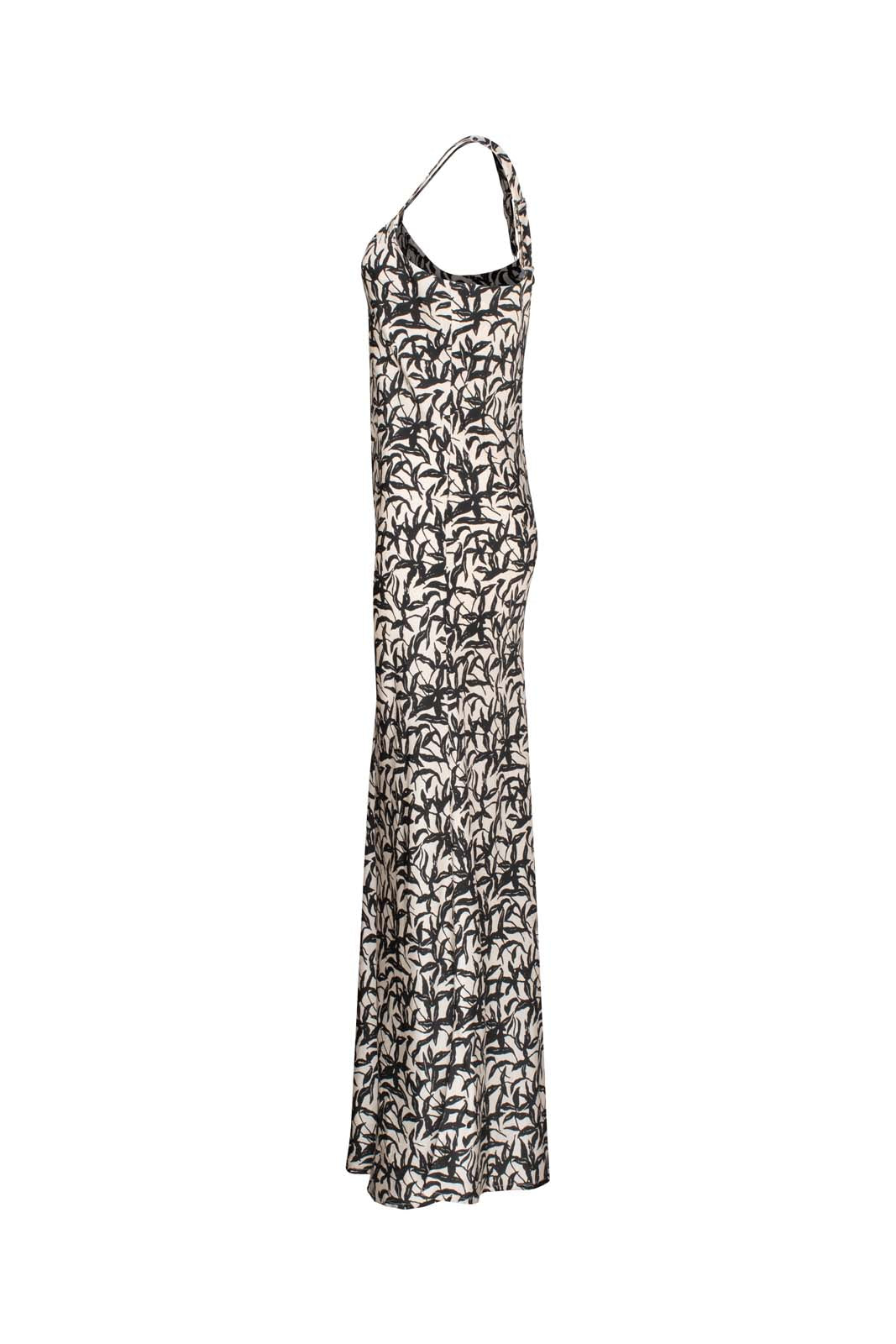 MIRABELLA SLIP DRESS- Black