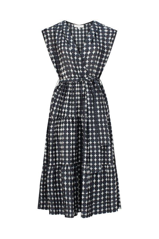 STELLA V NECK DRESS STELLA BLACK