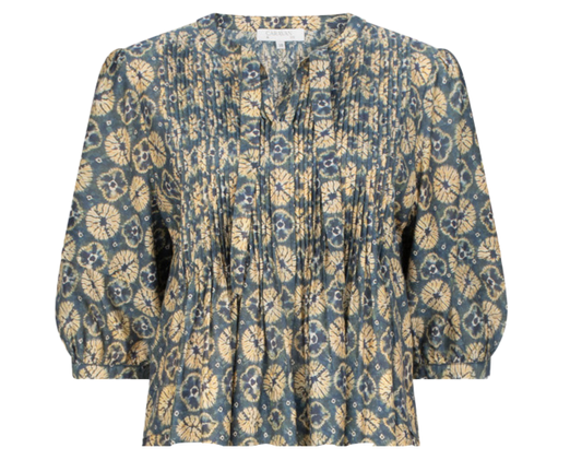 ELLA PINTUCK BLOUSE ELLA BLACK