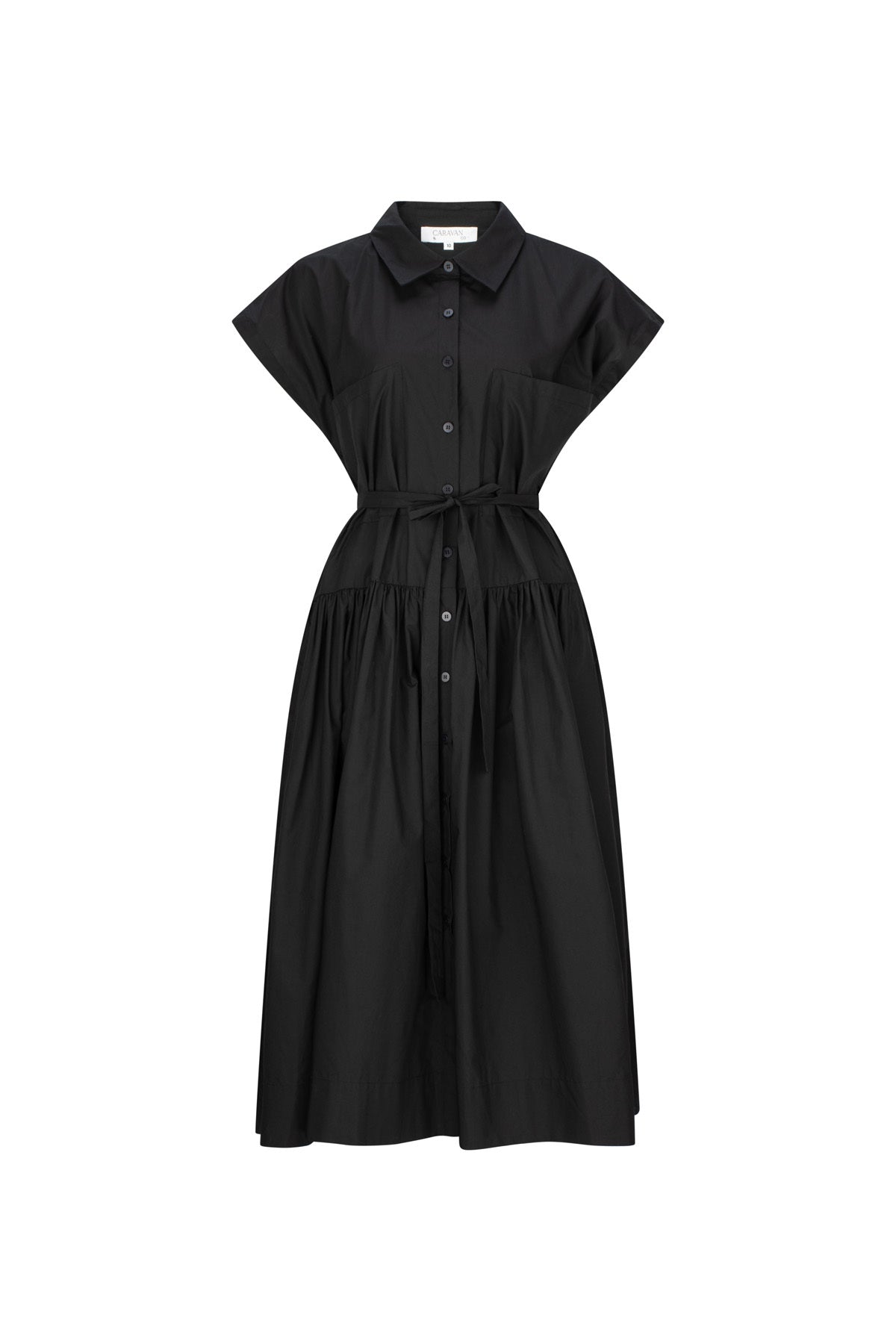 TILDA DOLMAN SLEEVE DRESS BLACK