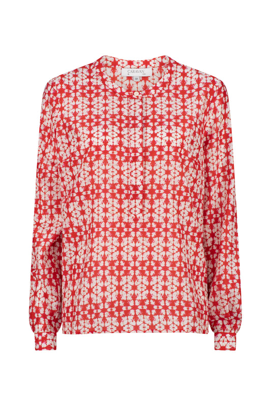 CLEO BLOUSE- Red