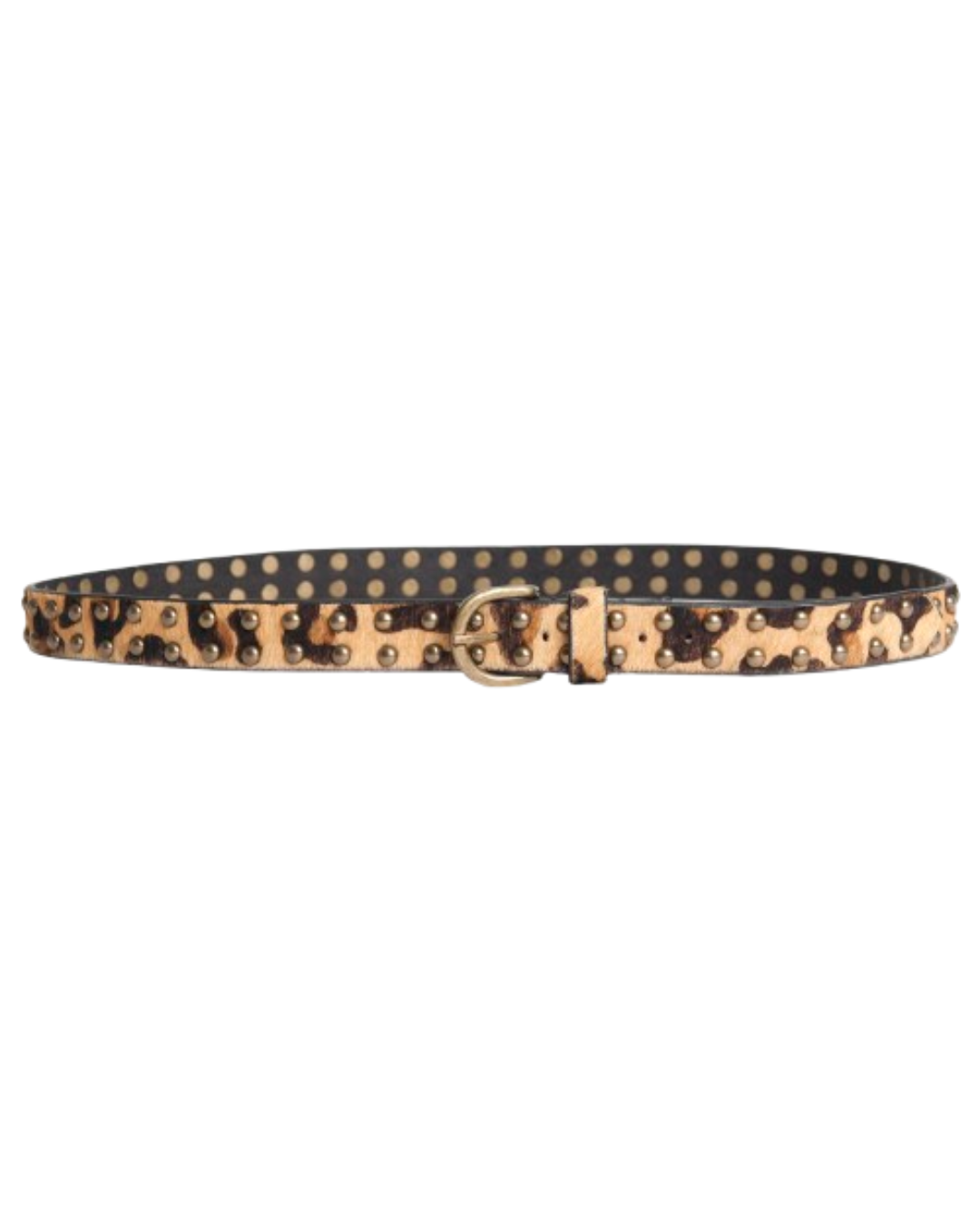 ATTICUS  ANIMAL PRINT LEATHER BELT