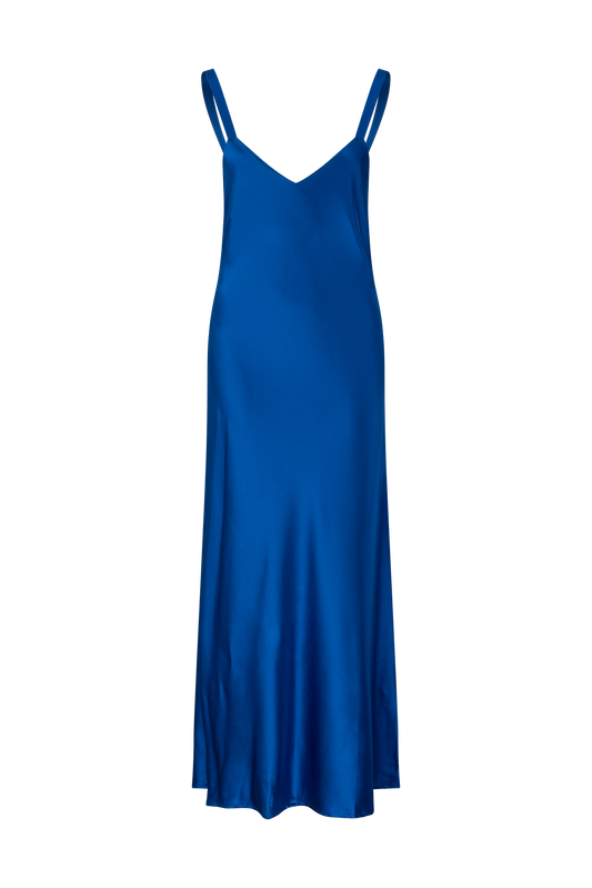 LIGHTNESS OF BEING SLIP DRESS - Cobalt