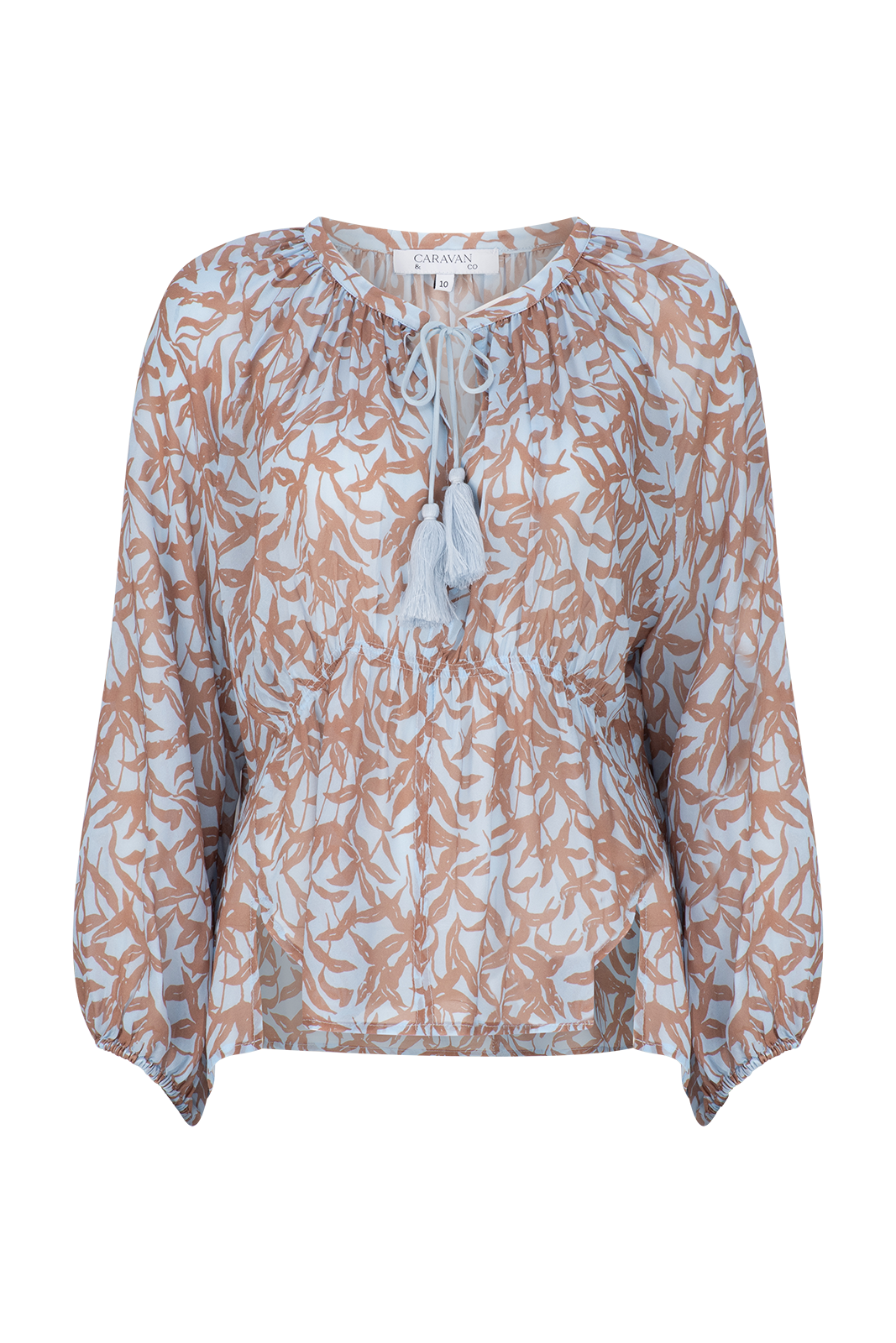 MIRABELLA RAGLAN SLEEVE BLOUSE - Blue