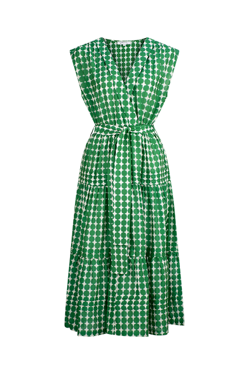 STELLA V NECK DRESS STELLA FOREST