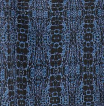 FORCE OF NATURE SILK BIAS SKIRT- Navy print
