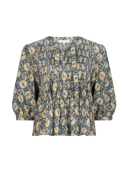 ELLA PINTUCK BLOUSE ELLA BLACK