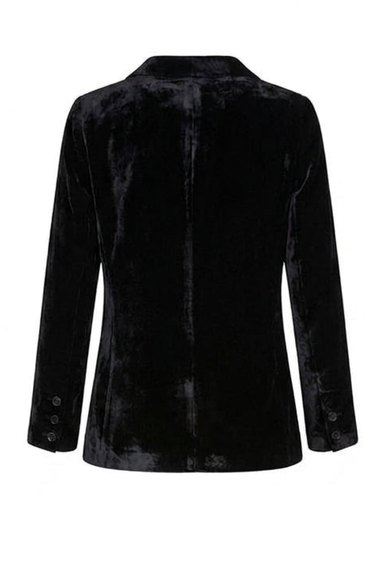 VALENTINE VELVET JACKET BLACK