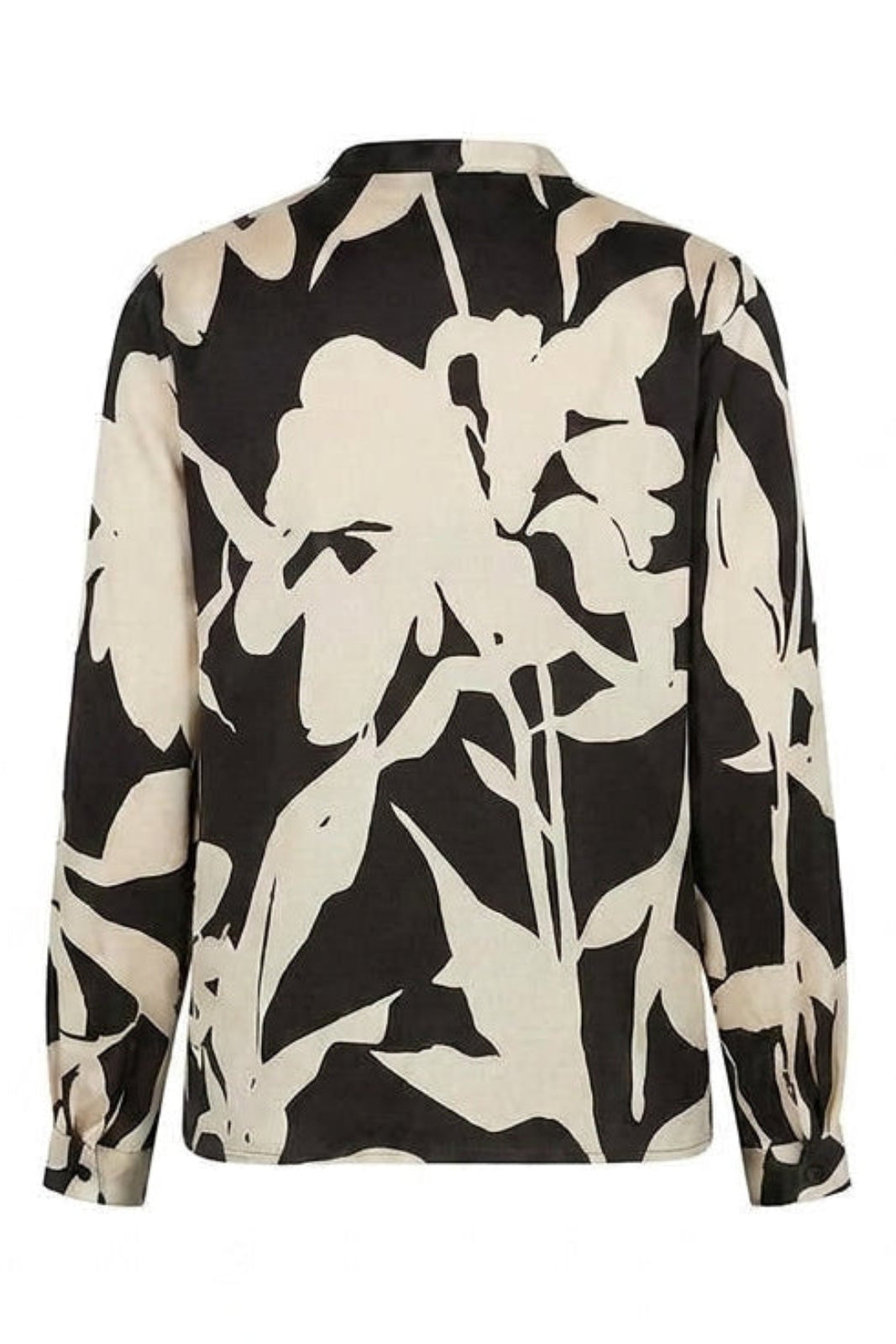 VINCENT SILK BLOUSE FLORAL BLACK