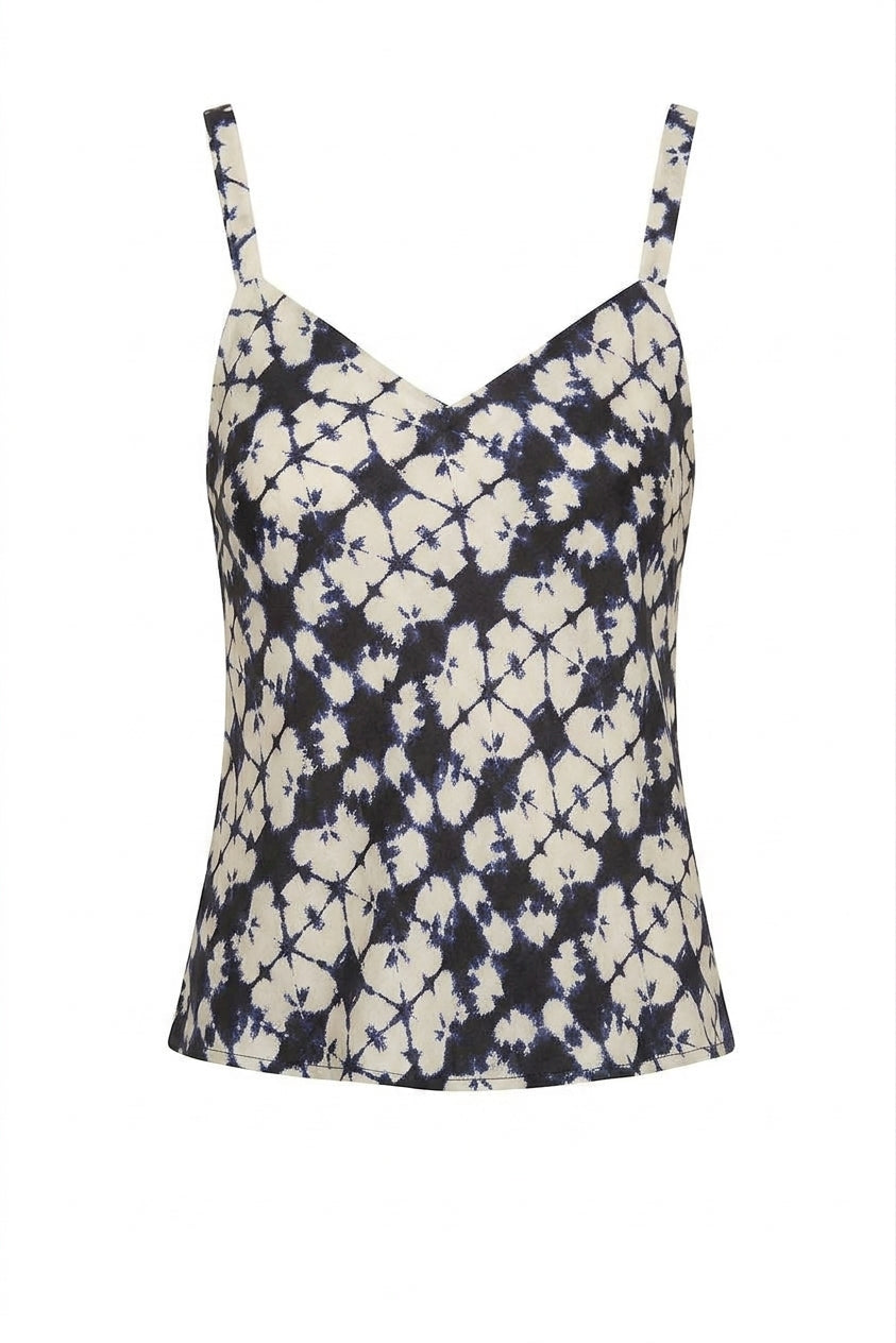 CLEO SILK BIAS CAMI CLEO PRINT