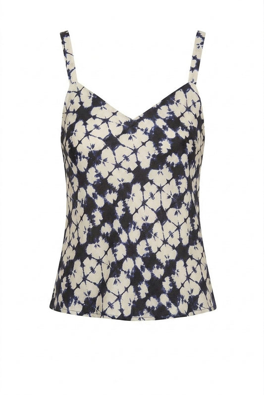 CLEO SILK BIAS CAMI CLEO PRINT