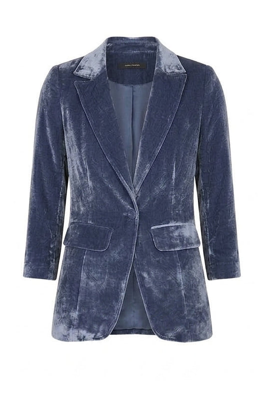 VALENTINE VELVET JACKET MIDNIGHT