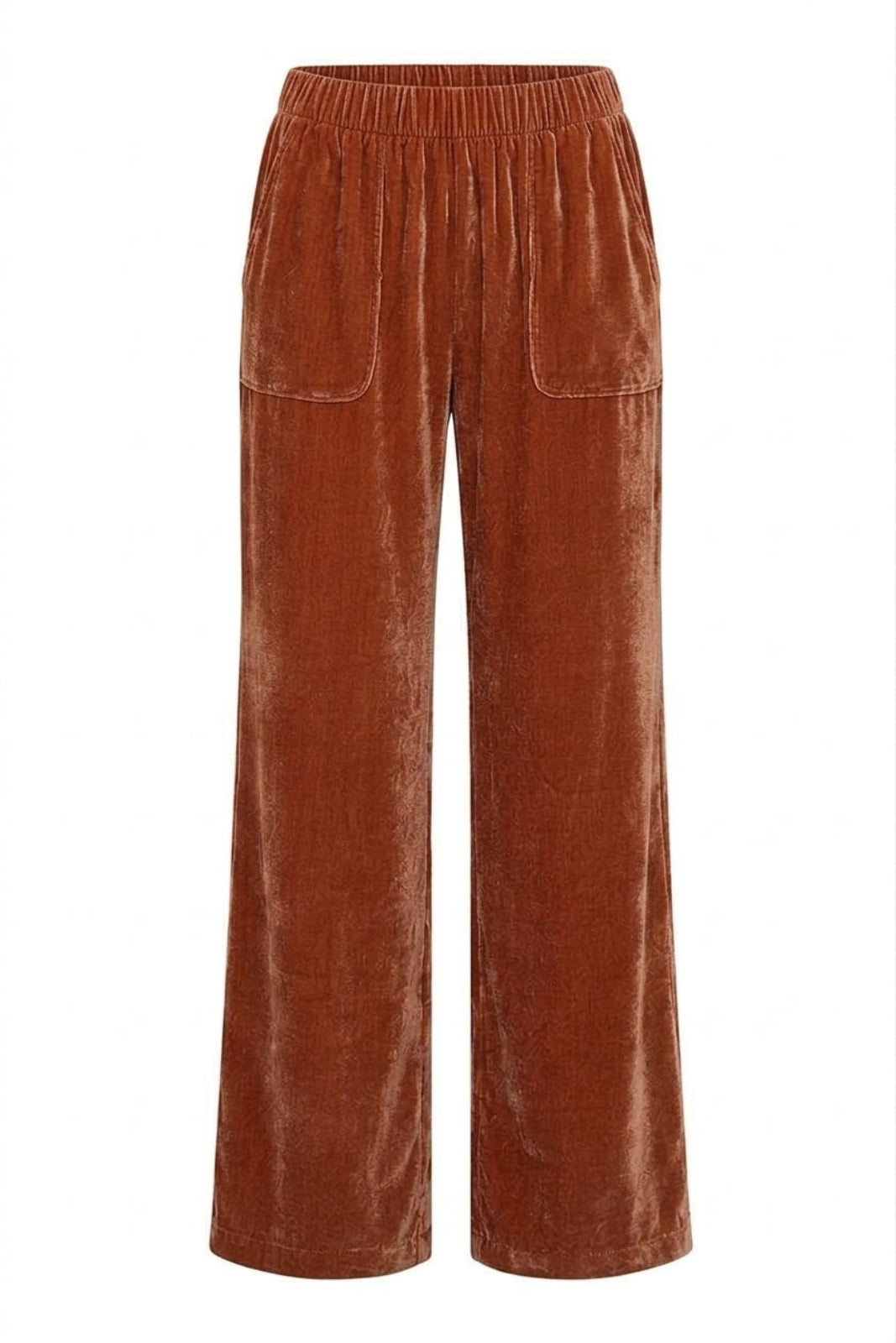 VALENTINE VELVET SLOUCH PANT RUST