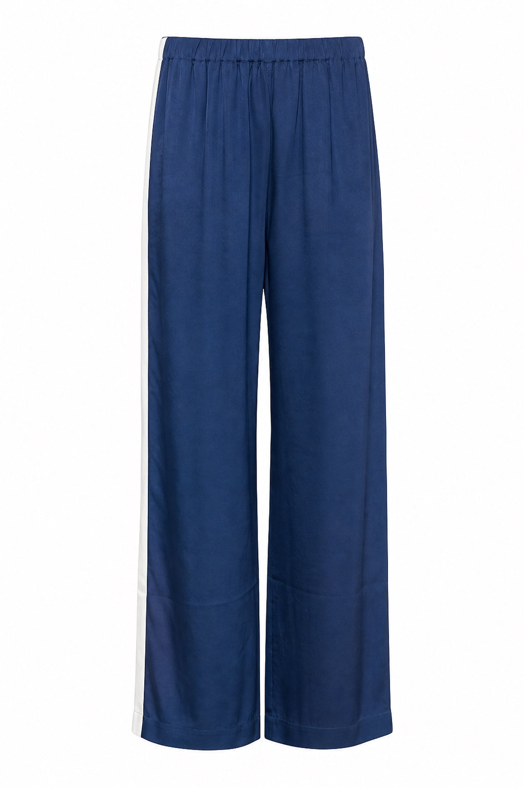 TIBI CONSTRAST PANEL SLOUCH PANT- PETROL/IVY