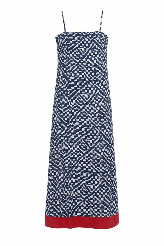 ALGERIA MAXI DRESS- Petrol