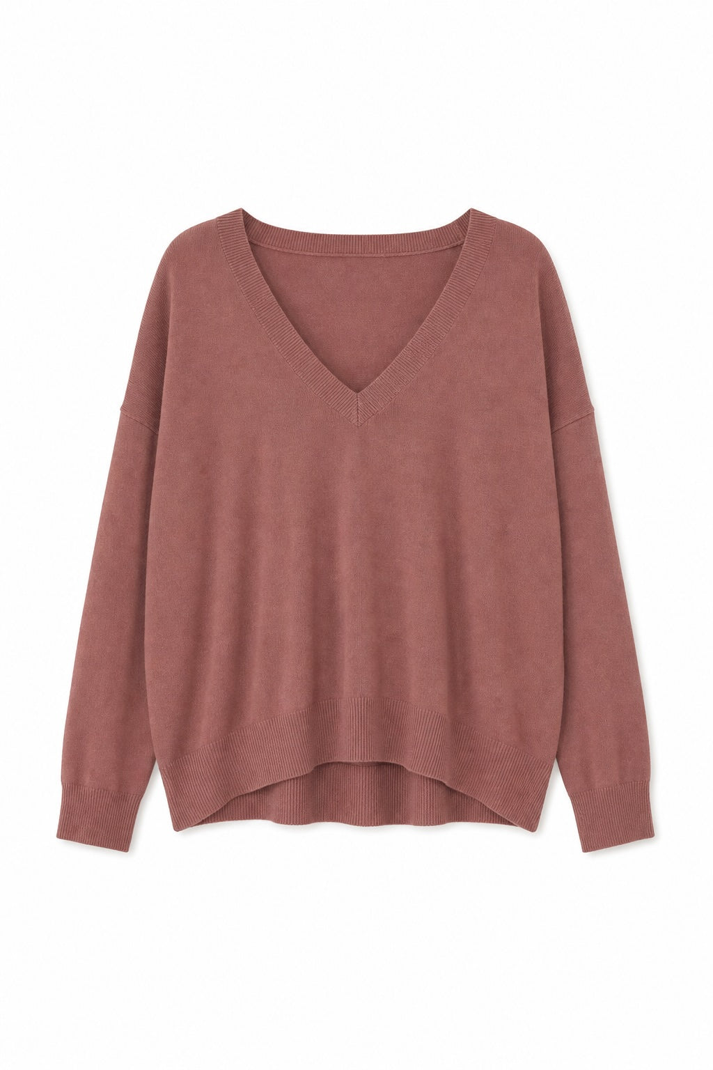 Knit Sweater -BRICK
