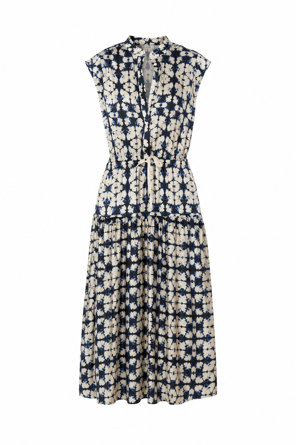 ADELINE  SILK DRESS Cleo print
