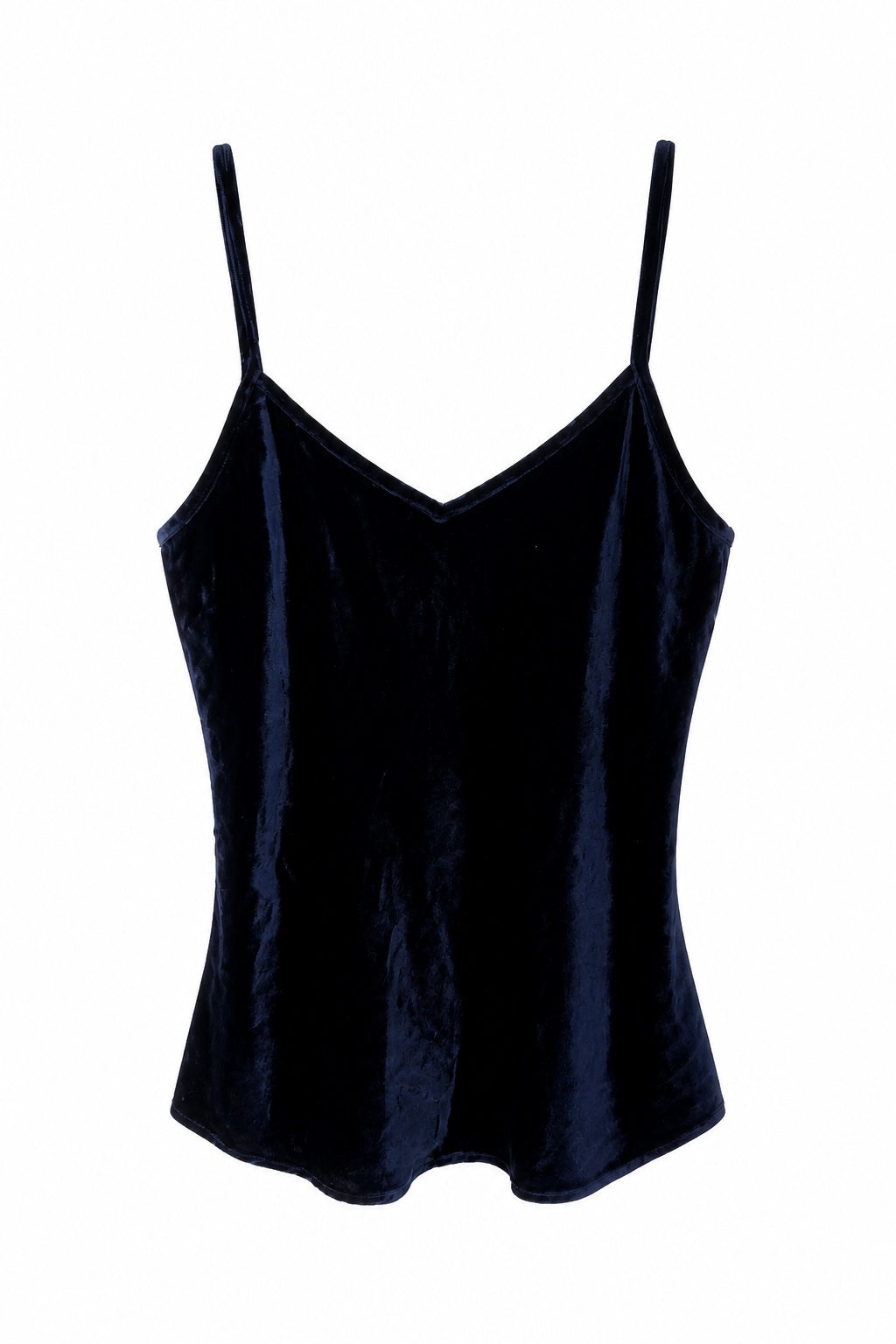 VALETINE VELVET CAMI - NAVY