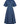 TIBI PLEAT WAIST DRESS- Petrol