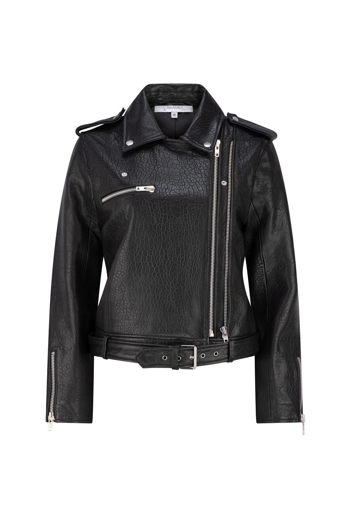 HUDSON LEATHER BIKER JACKET