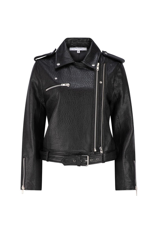 HUDSON LEATHER BIKER JACKET