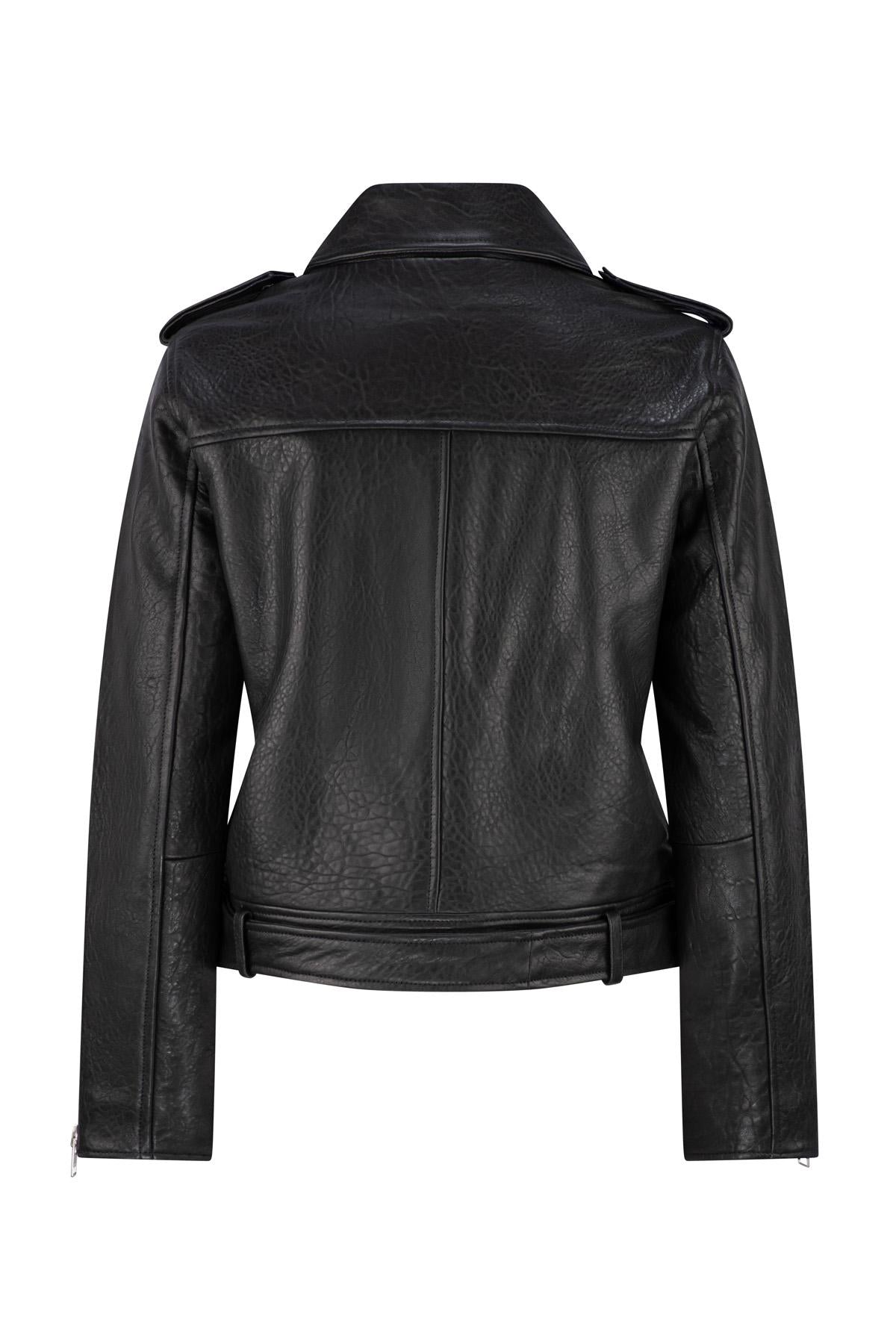 HUDSON LEATHER BIKER JACKET