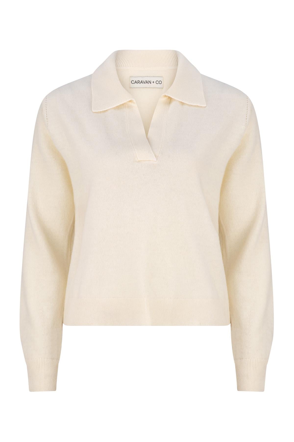 POLO NECK MERINO ALABASTER