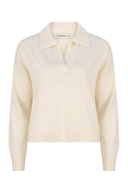 POLO NECK MERINO ALABASTER
