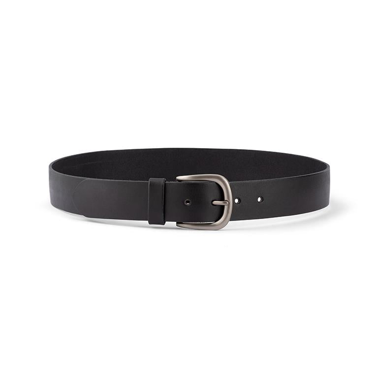 OWEN LEATHER BELT Black