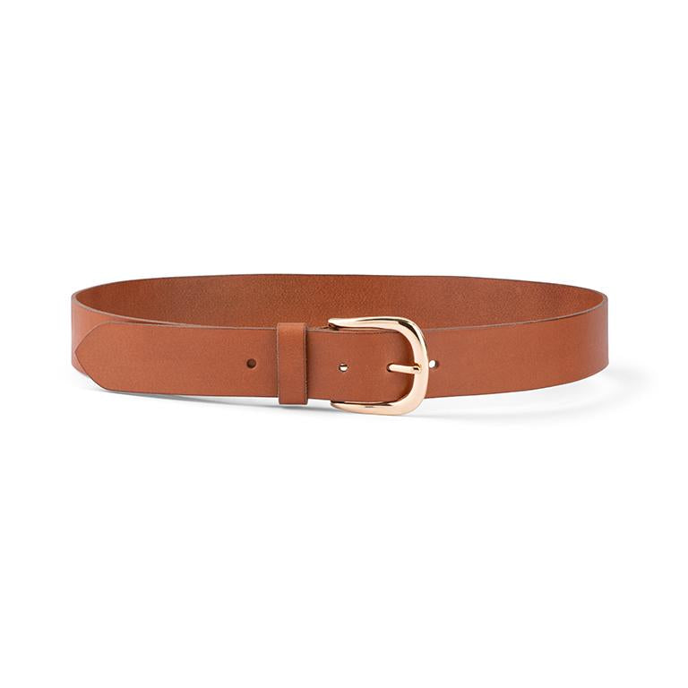 OWEN LEATHER BELT Tan
